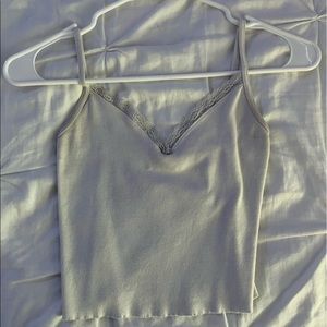 Brandy Melville white nicolette tank